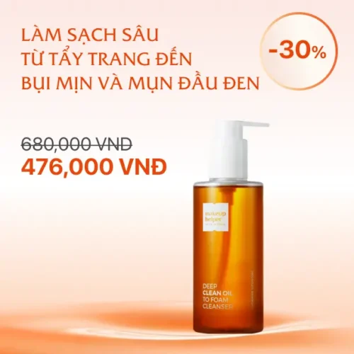 Sữa rửa mặt Makeup Helper - Làm sạch sâu, cấp ẩm, lành tính