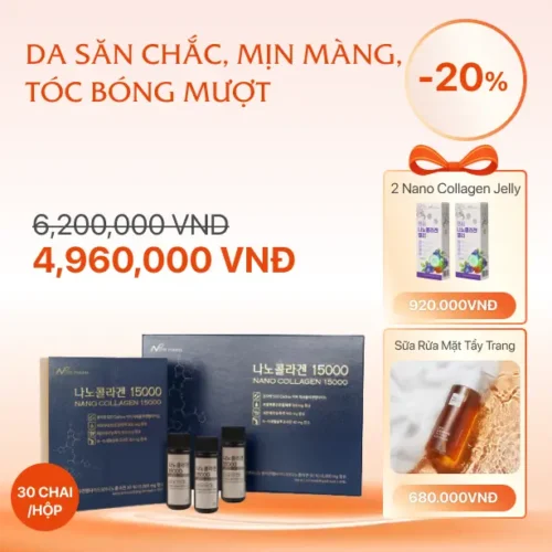 Re&C Nano Collagen  Peptide 15000 (30ml x 30 chai / hộp)