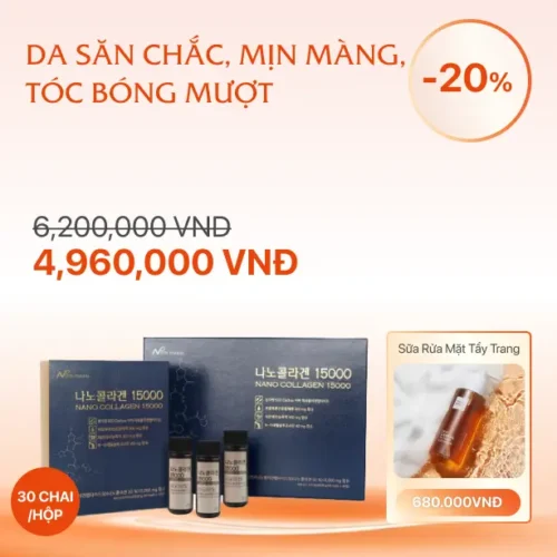 Re&C Nano Collagen  Peptide 15000 (30ml x 30 chai / hộp)
