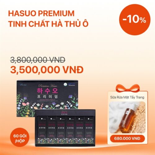 Nước Uống Hà Thủ Ô Hasuo Premium – Tinh chất Hà Thủ Ô