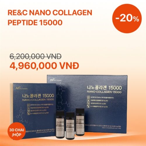 Re&C Nano Collagen Peptide 15000 (30ml x 30 chai / hộp)